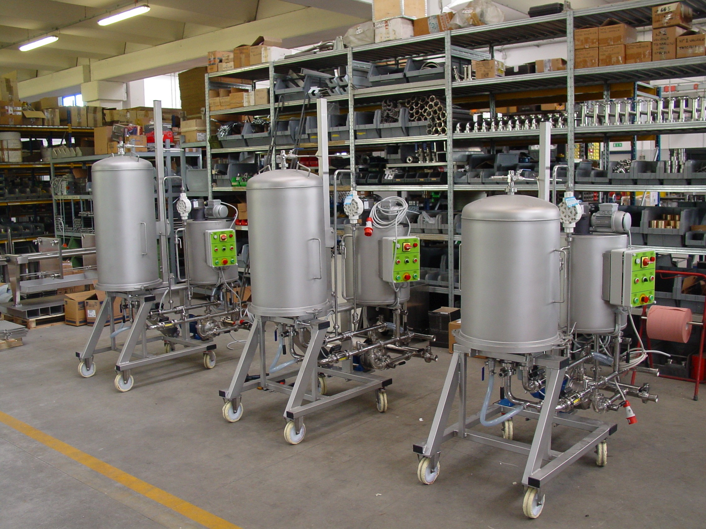 Produkcja filtrów okrzemkowych DE